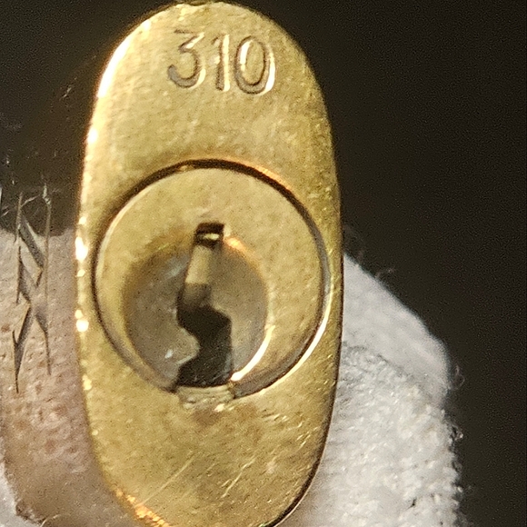 LOUIS VUITTON VINTAGE LOCK & KEY SET #310 - Picture 9 of 10